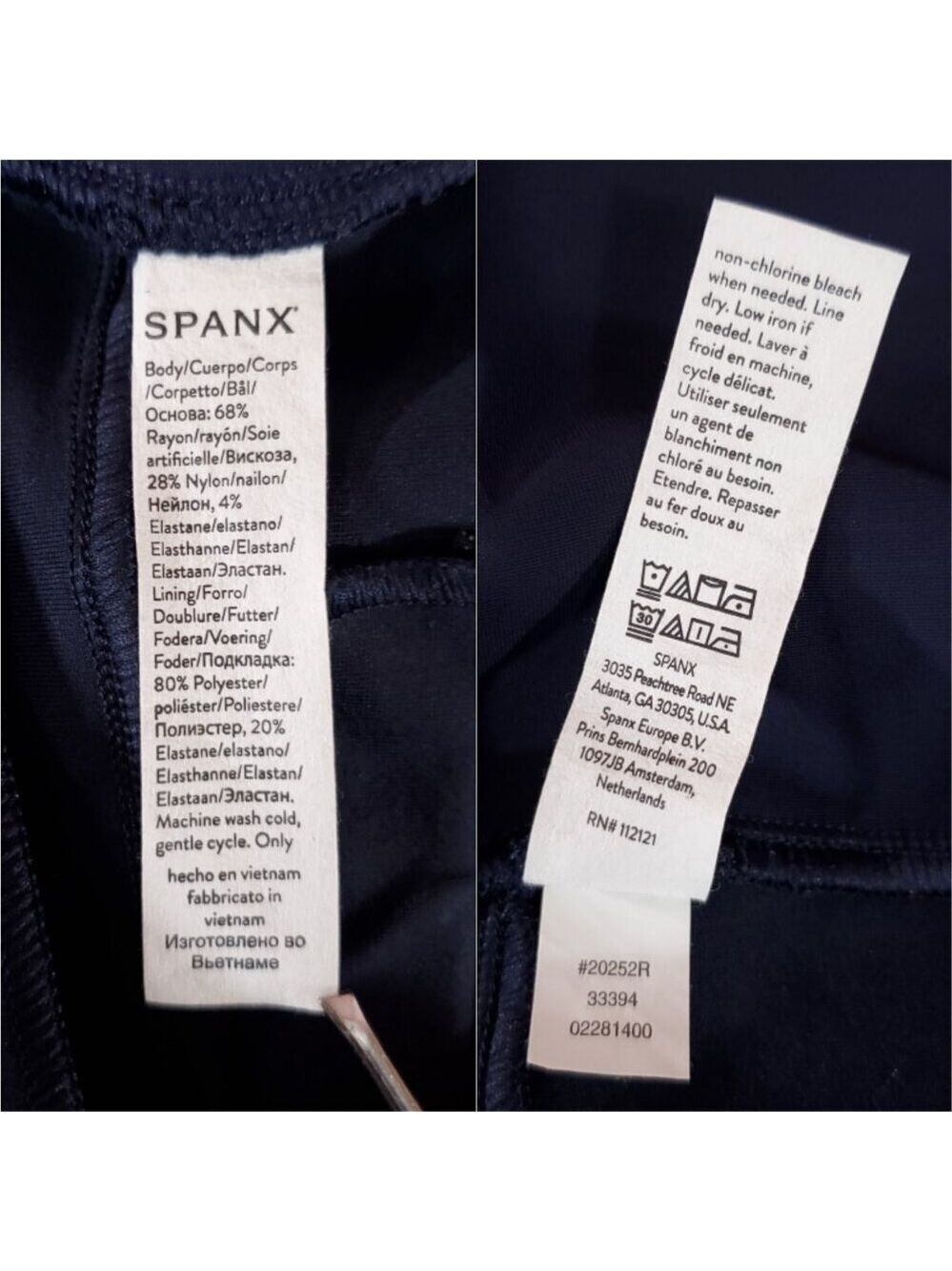 Spanx Womens Size 1X PerfectFit Ponte Hi Rise Flare Pants Navy Blue 20252R - Picture 11 of 12